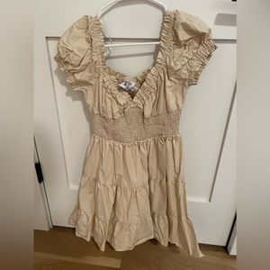 Princess Polly DANIELA MINI DRESS Tan Size M
